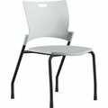9To5 Seating CHAIR, STCK, PLSTC, 21in, WE/BK NTF1310A00BFP05